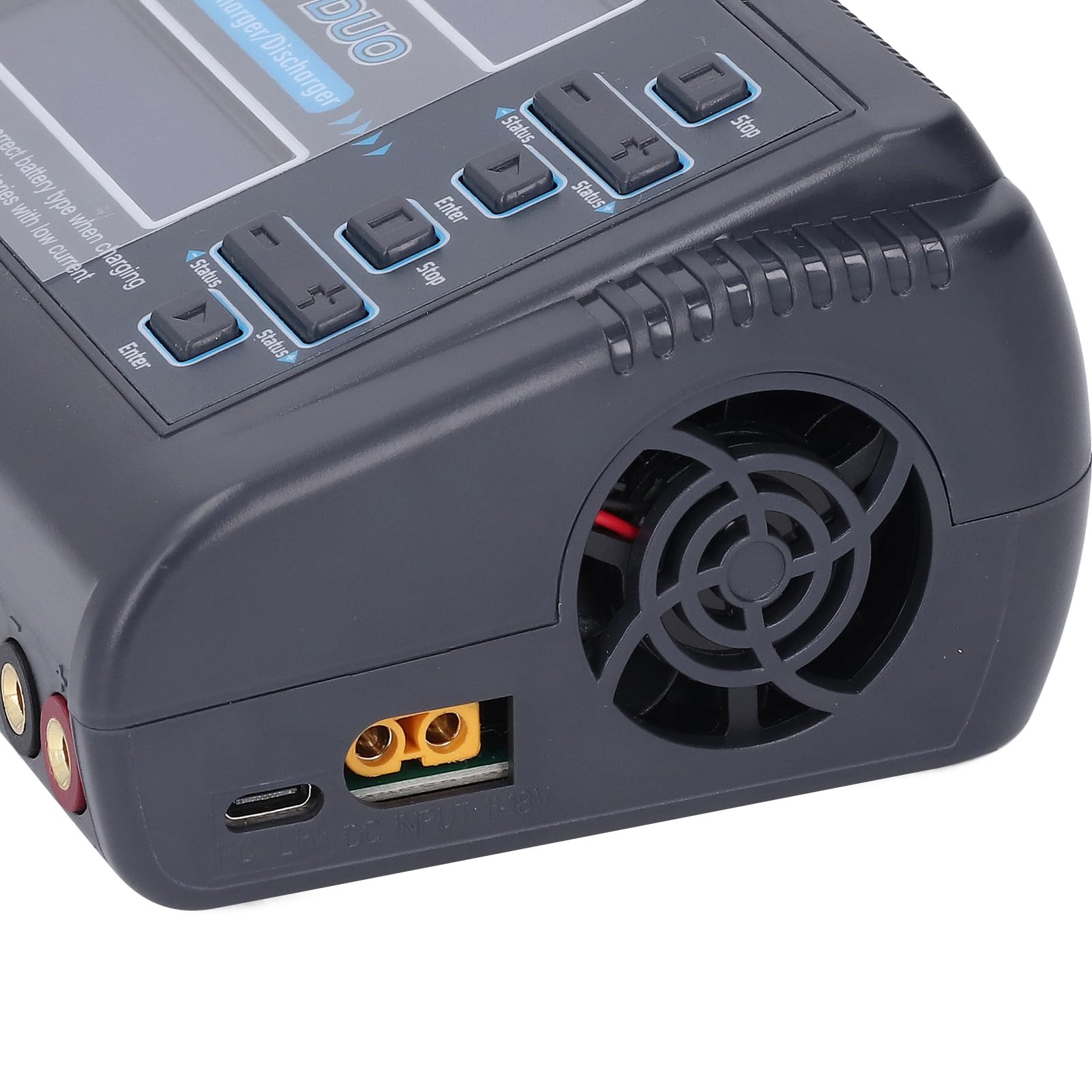 Dilwe Ładowarka RC Lipo, Podwójna ładowarka 150 W z Trybami Rozładowania i Przechowywania Obsługa Wielu Chemii dla Li Ion LiFe (Wtyczka UE 100-240 V)