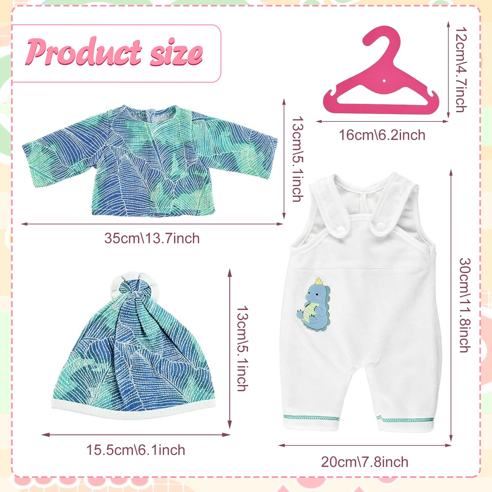 VETEMENT - ACCESSOIRE POUPEE,B8--Vêtements de poupée bébé, Mini manteau, robe en forme de cœur VETEMENT - ACCESSOIRE POUPEE,B8--Vêtements de poupée bébé, Mini manteau, robe en forme de cœur