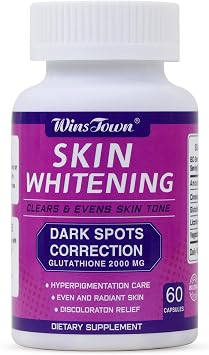 AIHIYO Skin Whitening Capsule, 60 Count | Clears & Evens Skin Tone, Dark Spots Correction