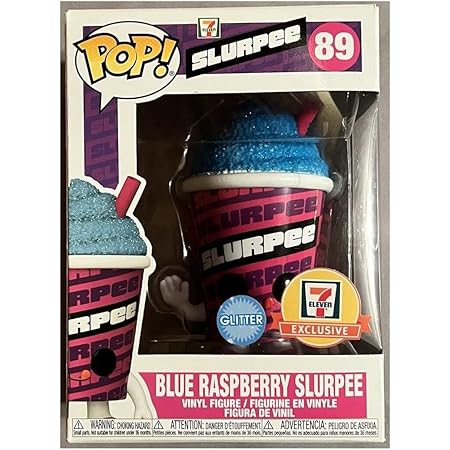 Amazon.com: Funko Pop! Blue Raspberry Slurpee Glitter Exclusive Figure ...