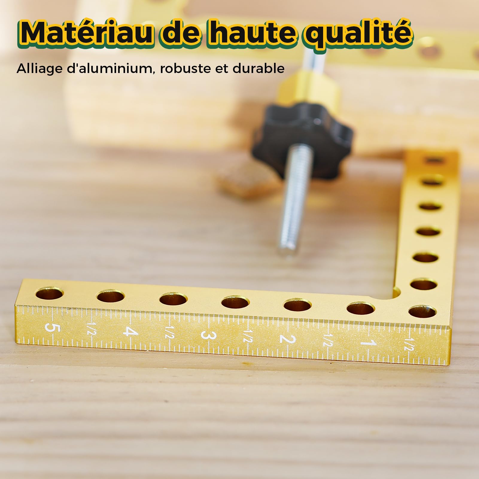 Geevorks Bloc De Positionnement À 90 Degrés, Serre Joint Angle À 90 Degrés, Pince De Fixation À Angle Droit En Alliage D'aluminium Pour Cadres Photos,Boîtes,Armoires,Tiroirs