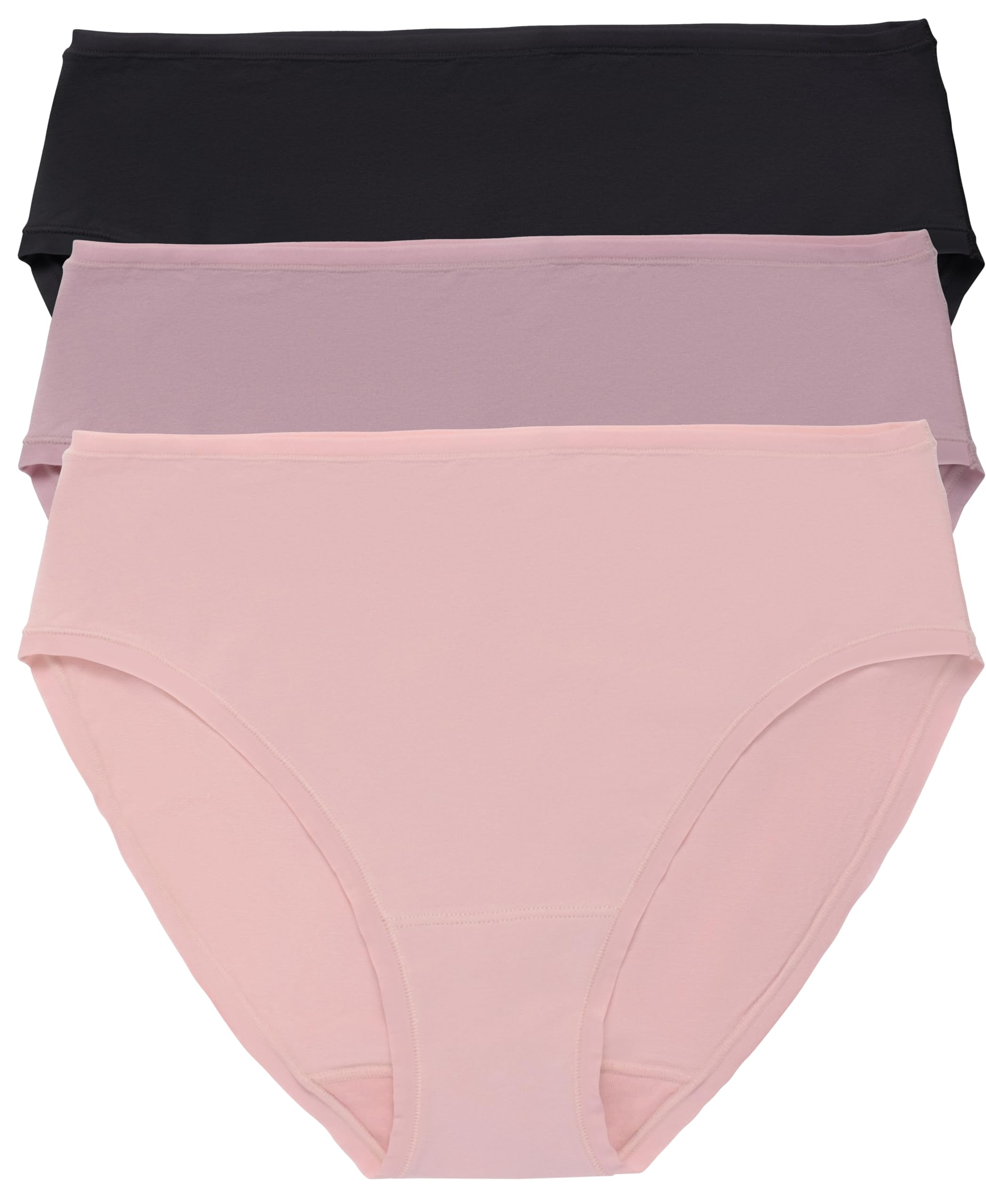 Natori Women's Bliss Bare Cotton Hipster 3-Pack