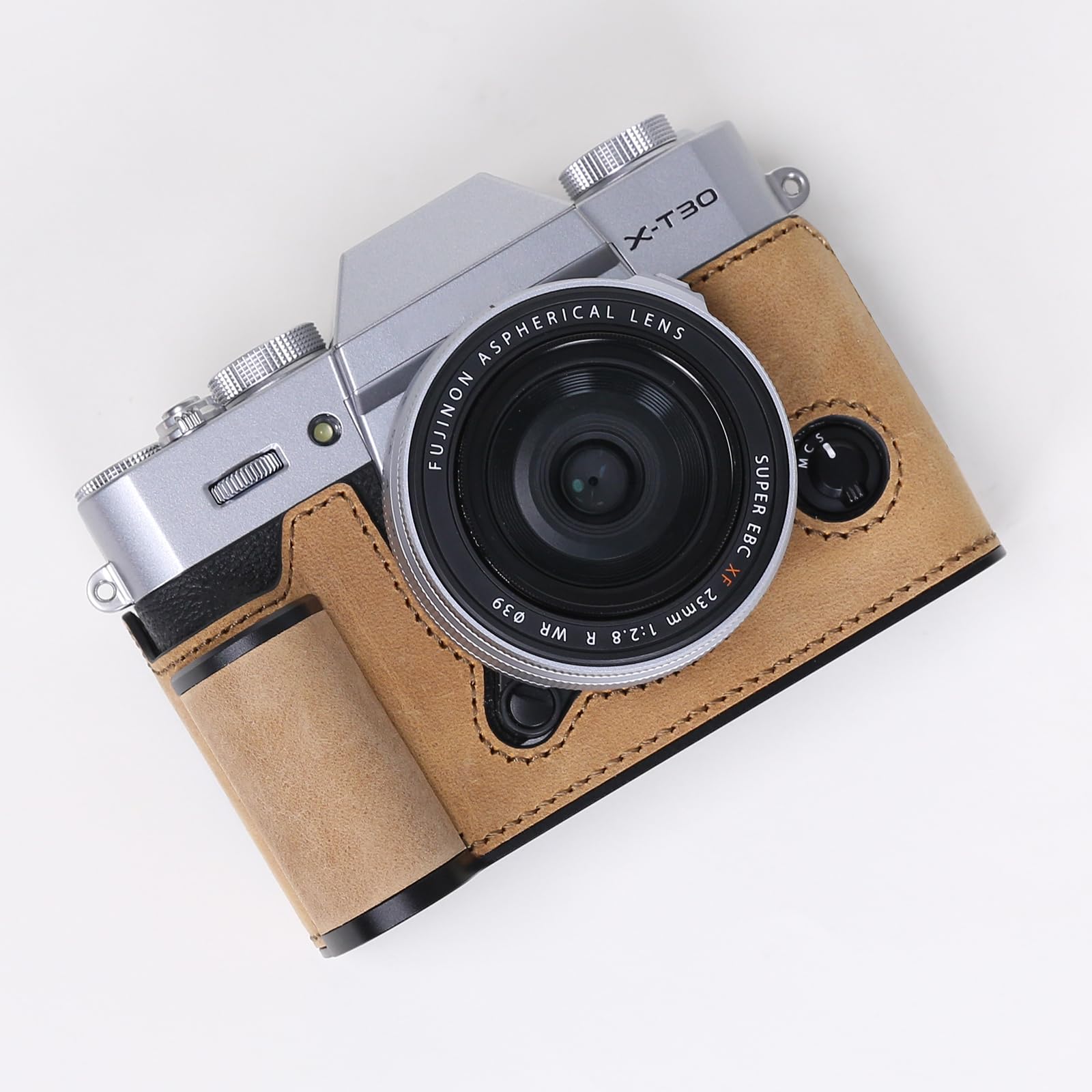 カメラケース XT30 XT30II XT30III専用本革カバーレトロコーヒー Amazon | RYDSCAM カメラケース 、 対応 FUJIFILM FUJI 富士 X-T30 I