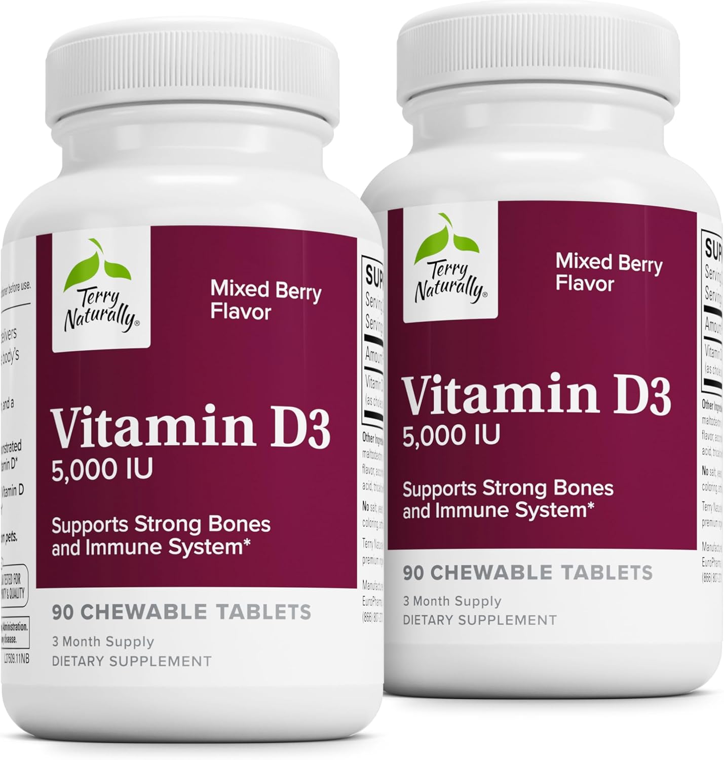 Terry Naturally Vitamin D3 – Bone Health...