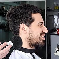 Vista 8 de Kit de corte de pelo con cepillo de plumero, color negro