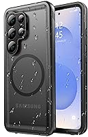 Vista 13 de SPORTLINK - Funda impermeable para Samsung Galaxy S25 Ultra, protector de pantalla integrado a prueba de golpes y polvo, cubierta protectora