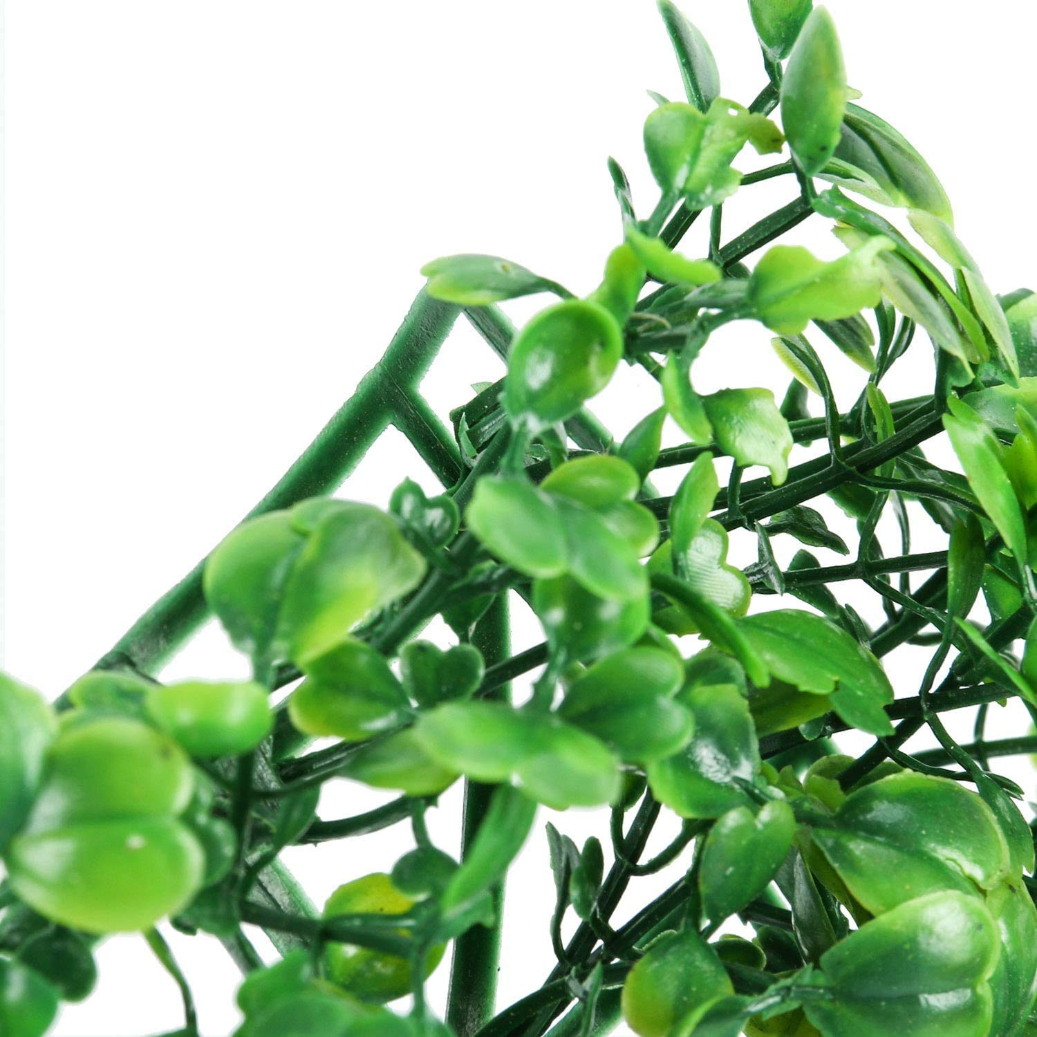 Pannelli di bosso Artificiale 4 Pezzi, siepe topiaria, Schermo per la Privacy protetto dai Raggi UV, Finto Muro Verde, Sfondo per Esterni, Interni, Giardino, Patio, Balcone, Decorazione