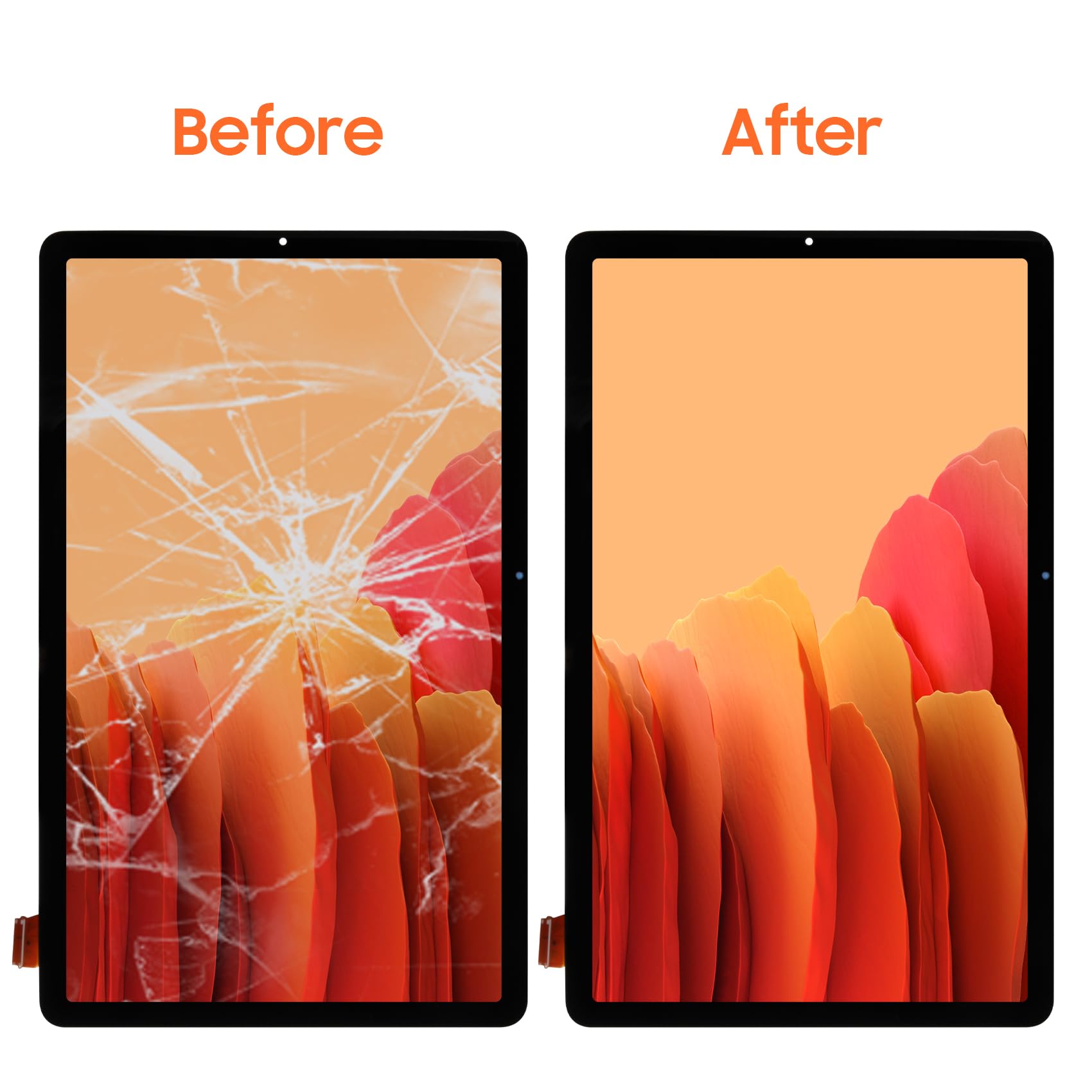 LCD Display für Samsung Galaxy Tab S6 Lite SM-P610 SM-P615 Bildschirm Ersatz für Samsung Tab S6 Lite SM-P610 LCD Screen Digitizer Glasplatte Komplett Assembly mit Reparaturteil, Schwarz 10,4 Zoll