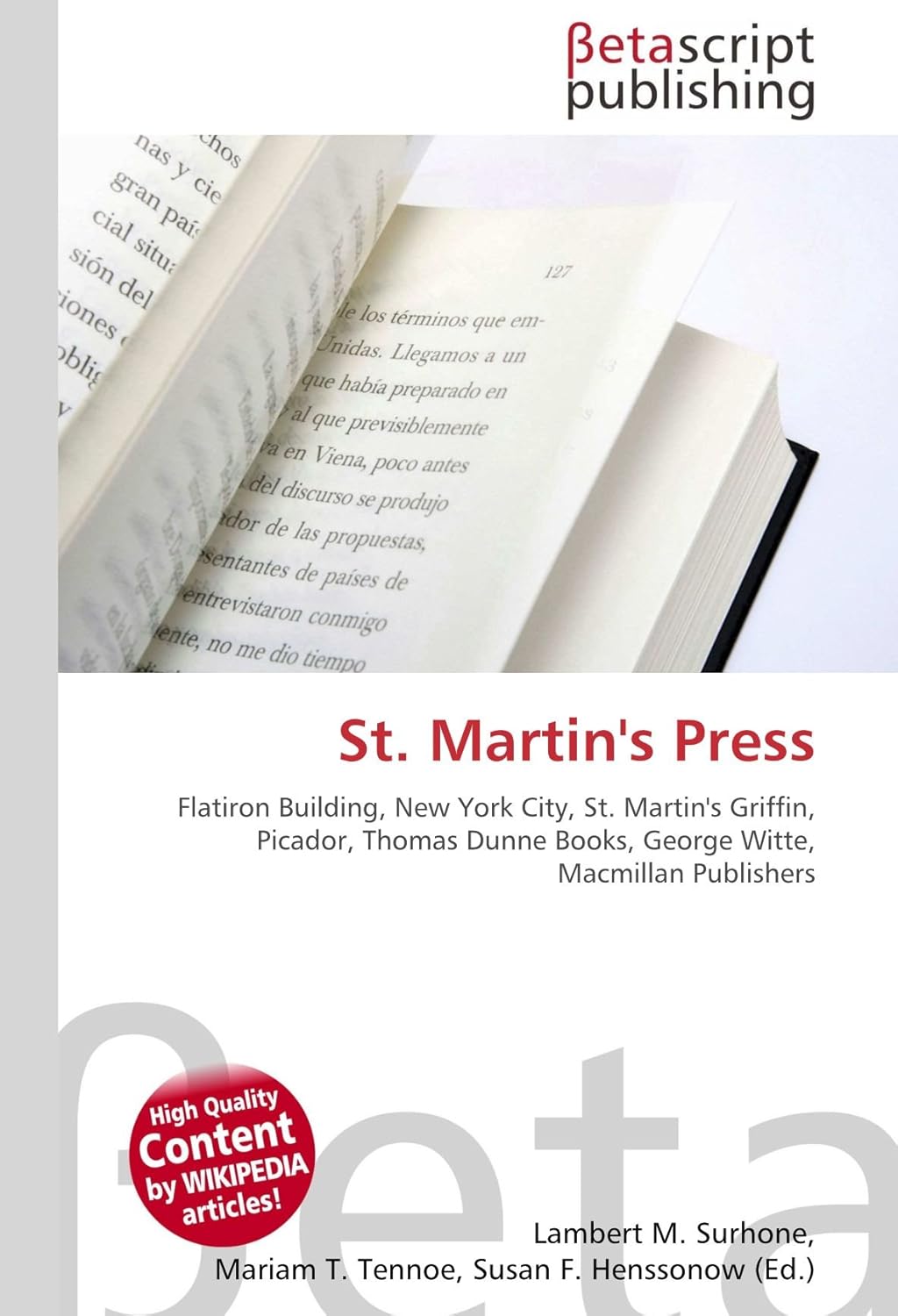 St. Martin's Press Flatiron Building, New York City, St. Martin's