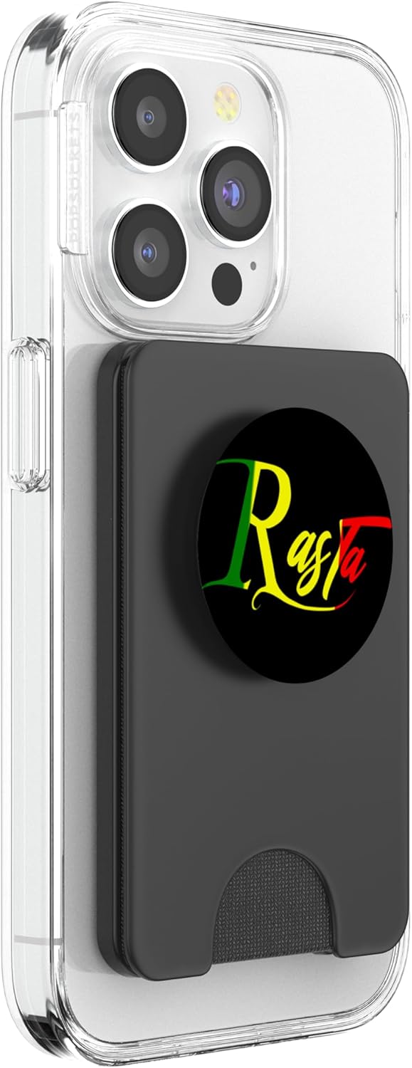 Rasta - Rastafari A Spiritual Empowerment Way of Life PopSockets PopWallet for MagSafe