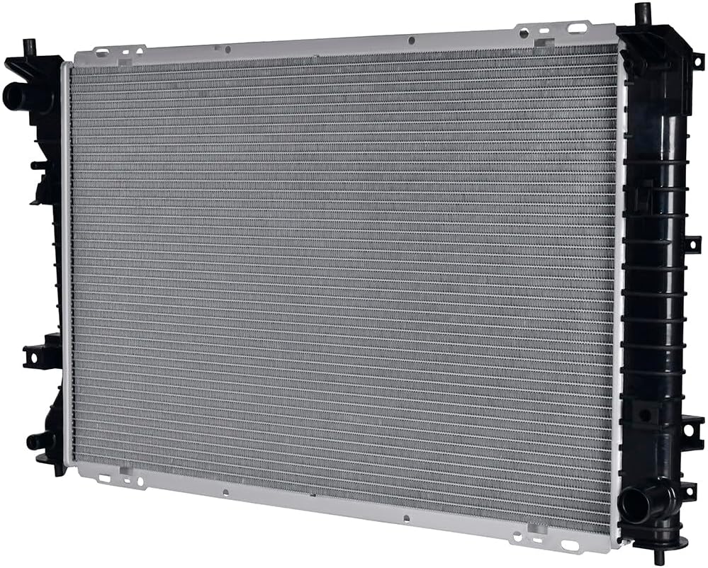 SCITOO Engine Condenser x1 + Radiator x1 Compatible with 2008 for Ford for Escape 2.3L 2008 for Mazda for Tribute 2.3L, Automotive Radiator Replacement
