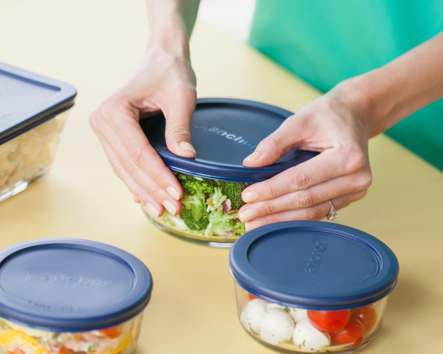 Anchor Hocking Glass 16 Piece Storage Container Set