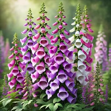 Seeds Foxglove Purple Mix/Perennial Flowers