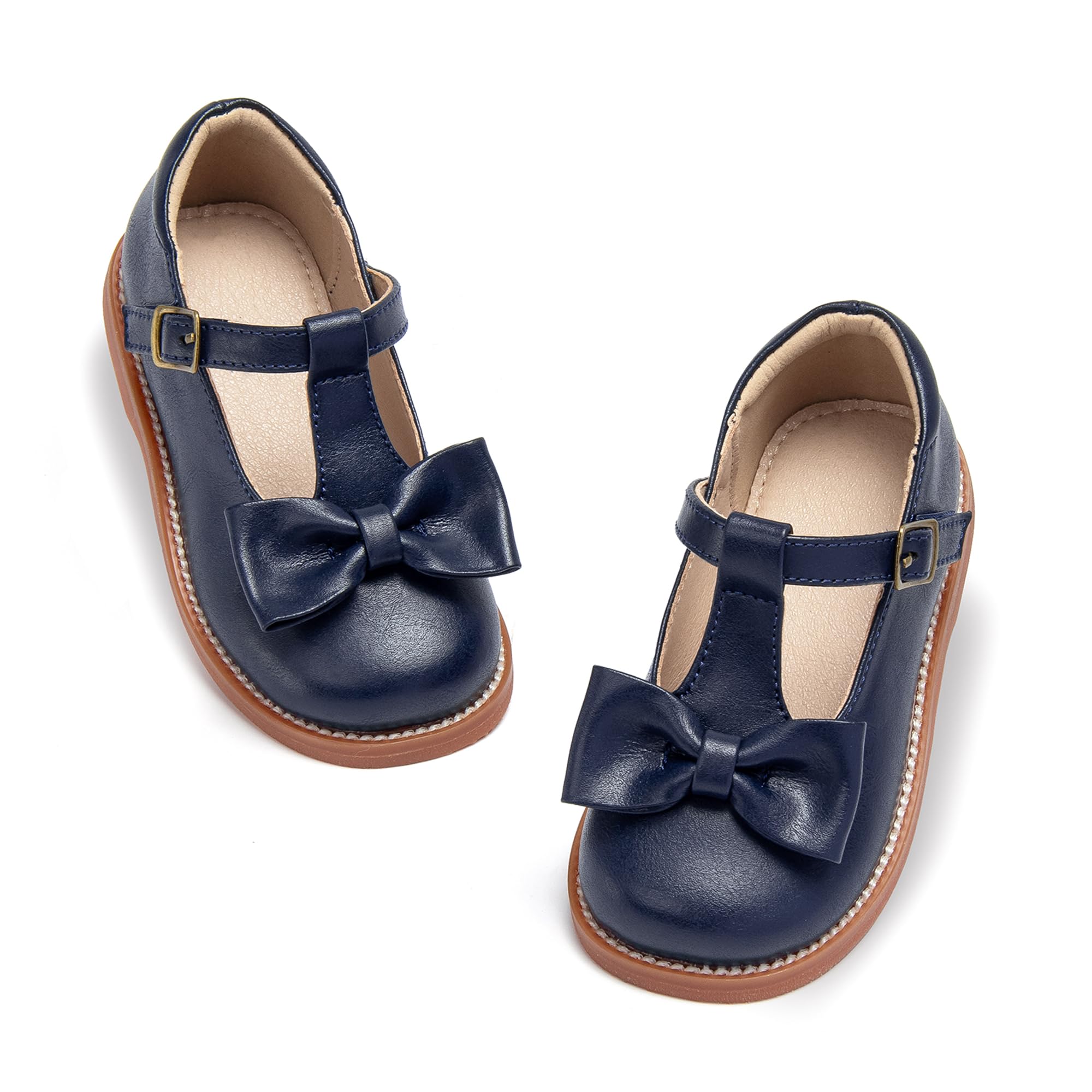 Otter MOMO Toddler Little Girls Oxford Mary Jane School Uniform Dress Shoes