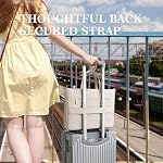 RAINYEAR Laptop Bag for 14 Inch/15.6 Inch Computer PC Notebook, Protective Padded Elegant Laptop Bag with Shoulder Strap