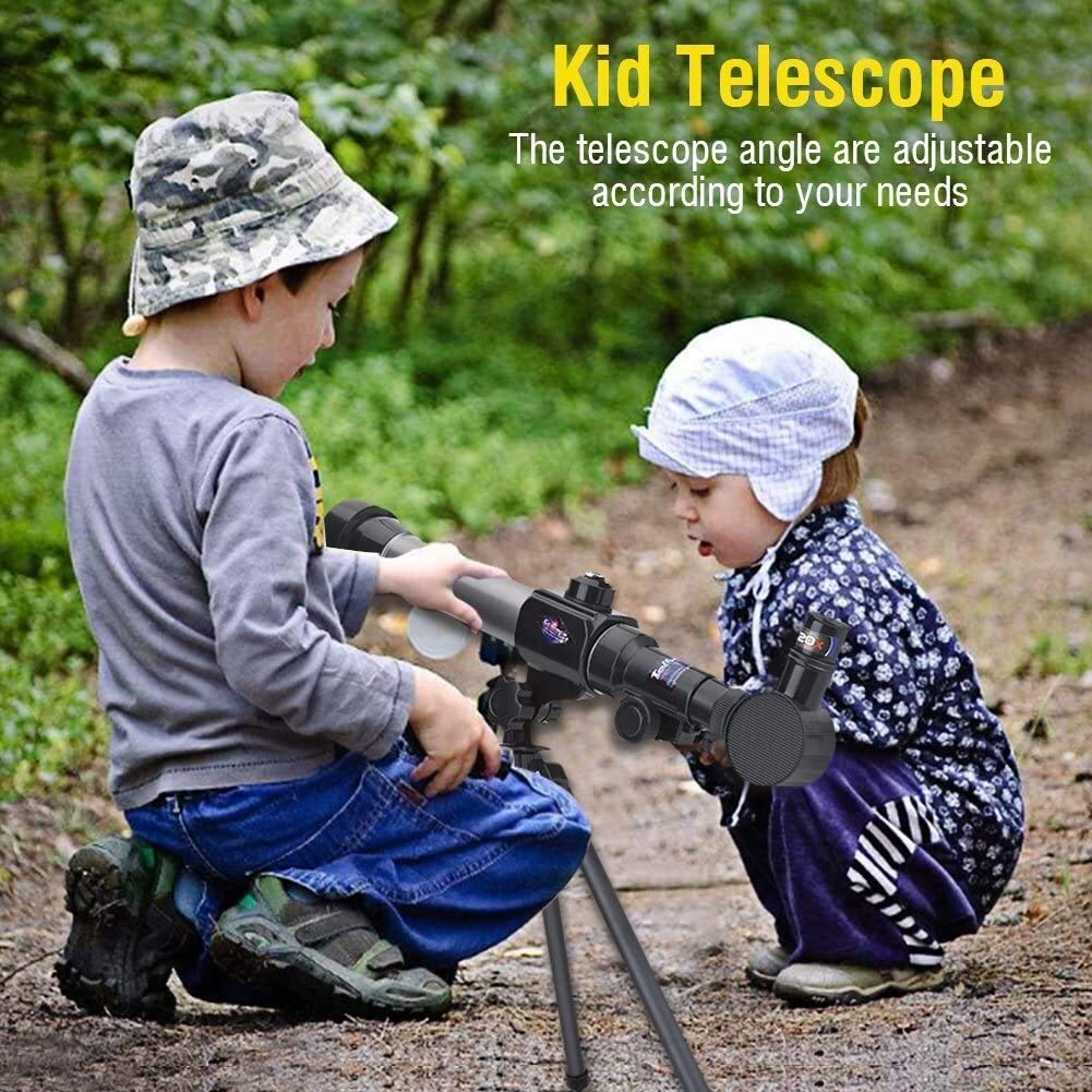 Lornetka teleskop ze statywem dla dzieci i początkujących, prezent edukacyjny zabawka dla dzieci monokularowy teleskop kosmiczny teleskop astronomiczny