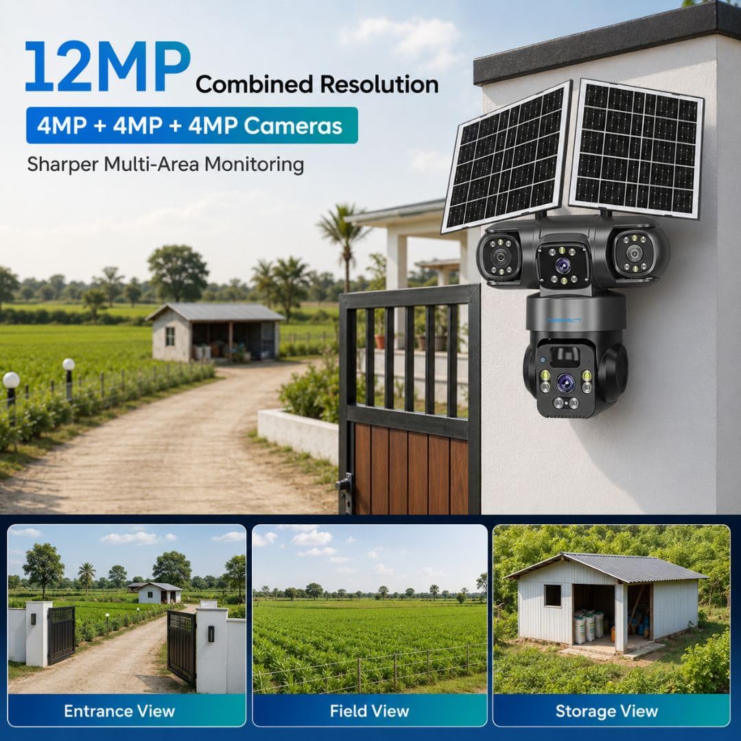 XUGA Cybernautt X10A Solar Security Camera -3