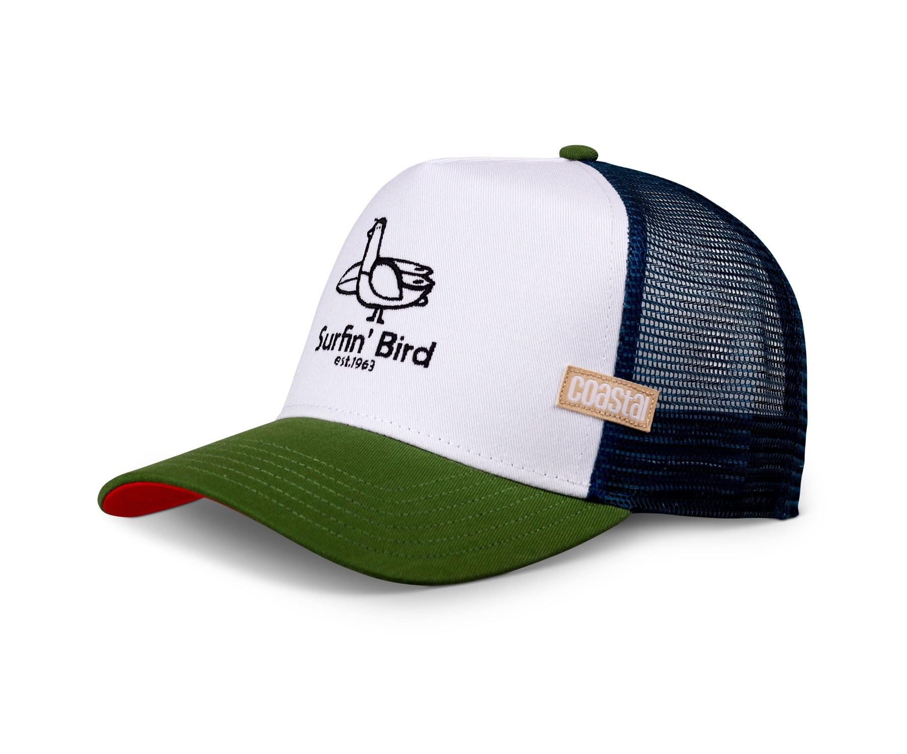 Czapka truckerka Coastal lato surfing kapelusz czapka z daszkiem regulowana snapback plaża siatka