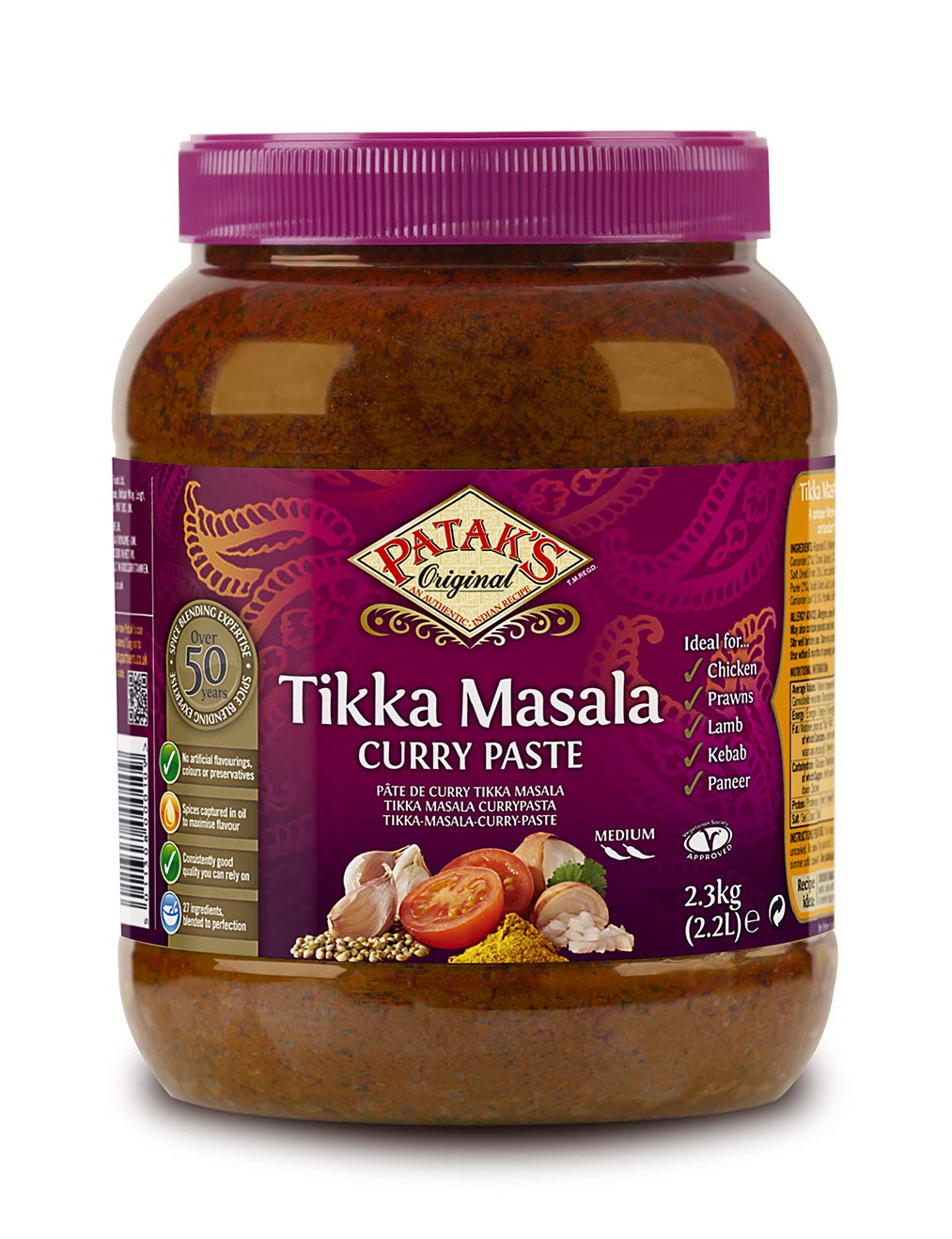 Pâte de Tikka masala indien en gros 2.3kg