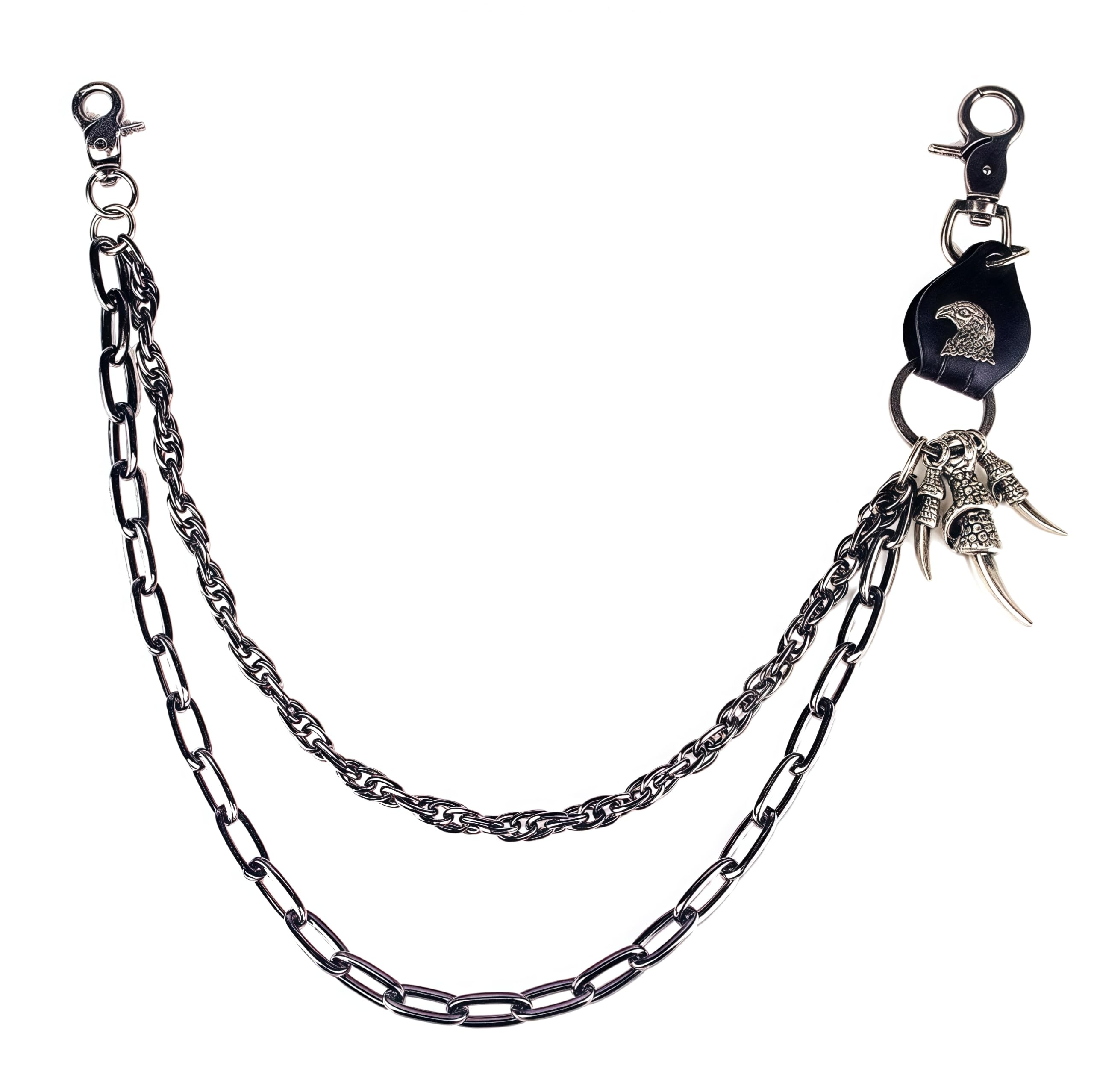 Wallet Belt Chain for Men Women, Punk Gothic Pants Jean chains