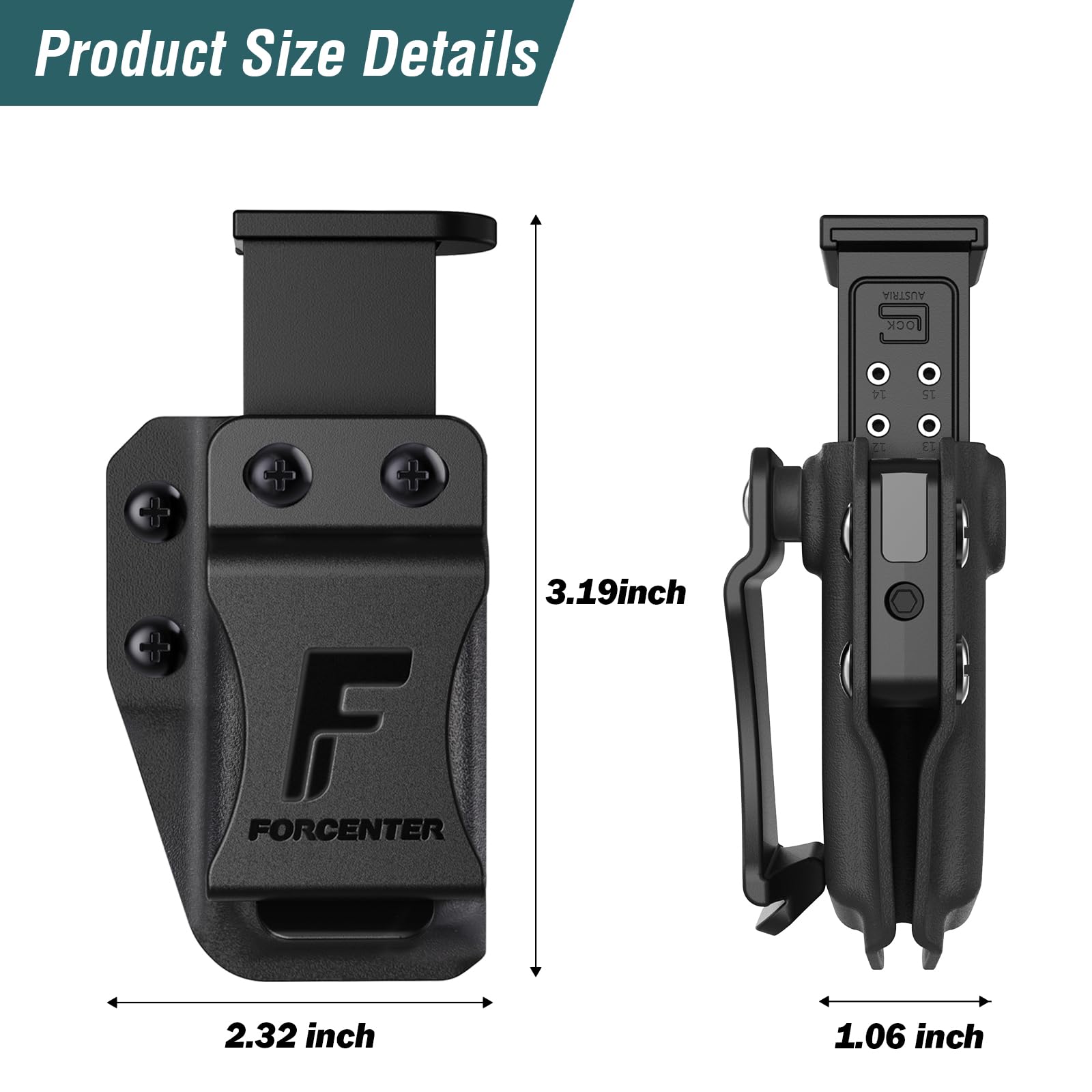Holster Chargeur | Porte Mag Double Simple | Conditions Extrêmes - Conditions Extremes