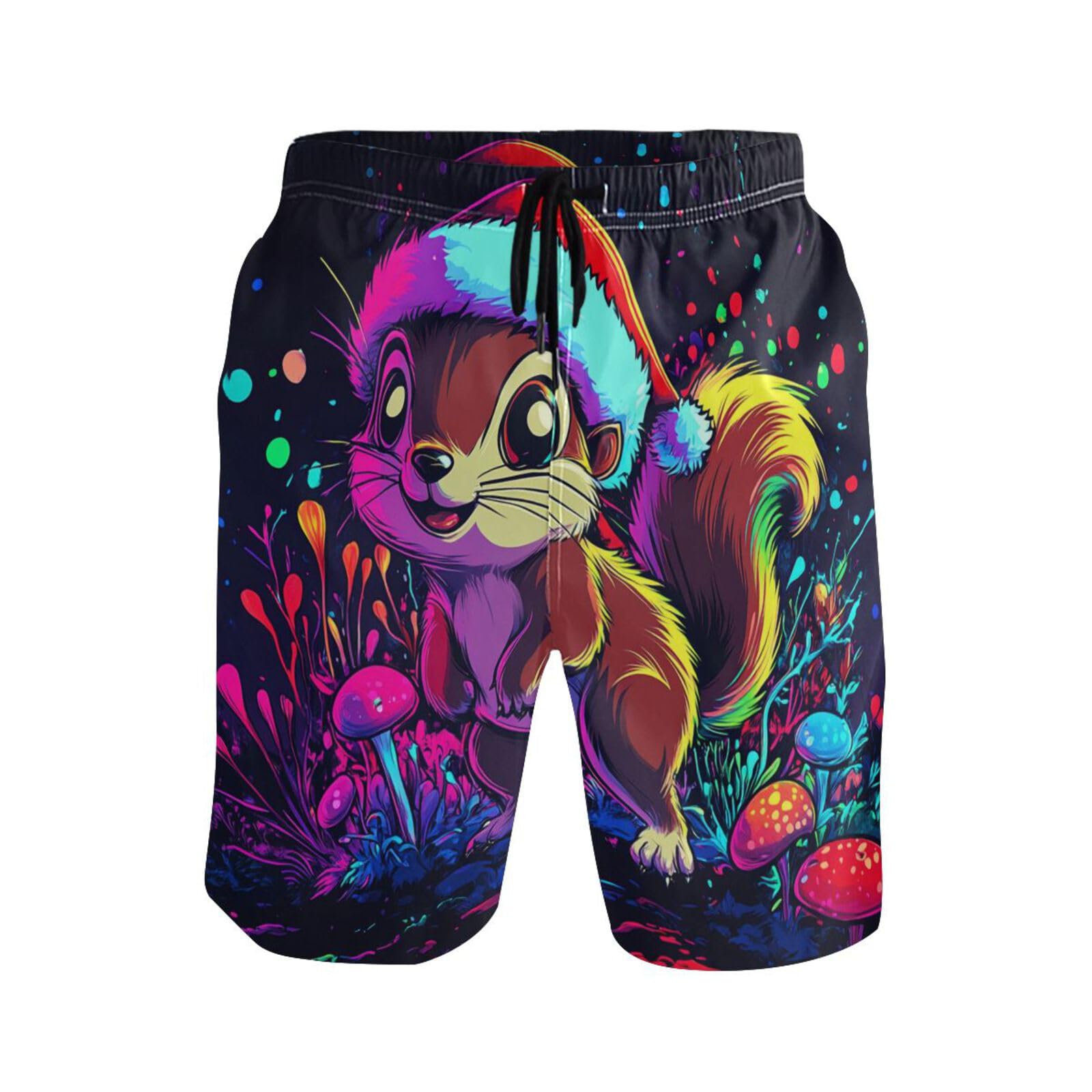 Short de bain doublé Chic Squirrel homme short de plage léger à séchage rapide - 8