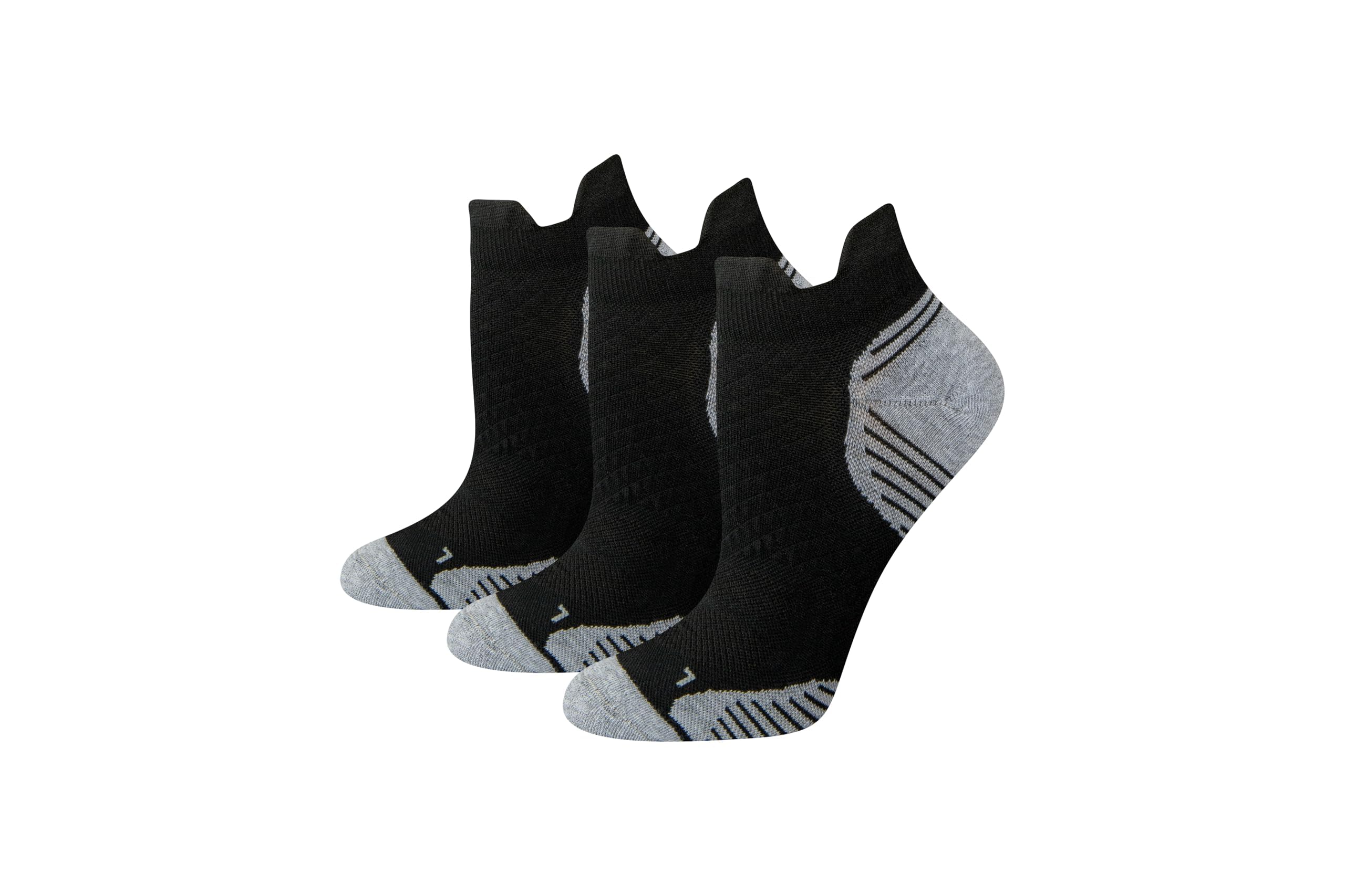 Amazon Essentials Damen Sportliche Funktions-Laufsocken, Gepolstert mit Verstärkung an der Fußrückseite, Fußgewölbeunterstützung, Feuchtigkeitsregulierung