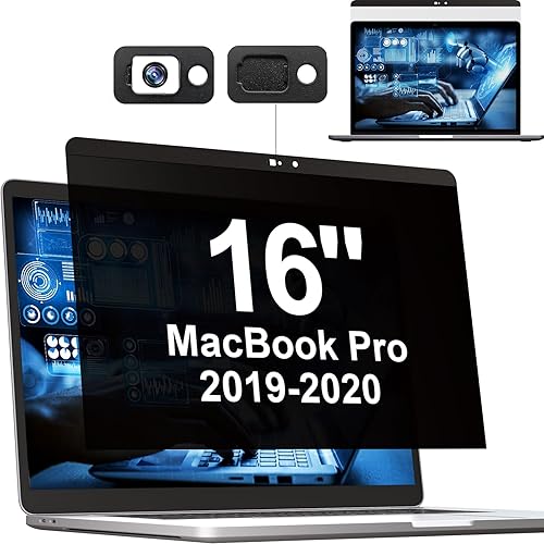 Miniatura 27 de [Paquete de 2] Pantalla de privacidad de computadora de 24 pulgadas para monitor de pantalla ancha de relación de aspecto 16:9, filtro de privacidad