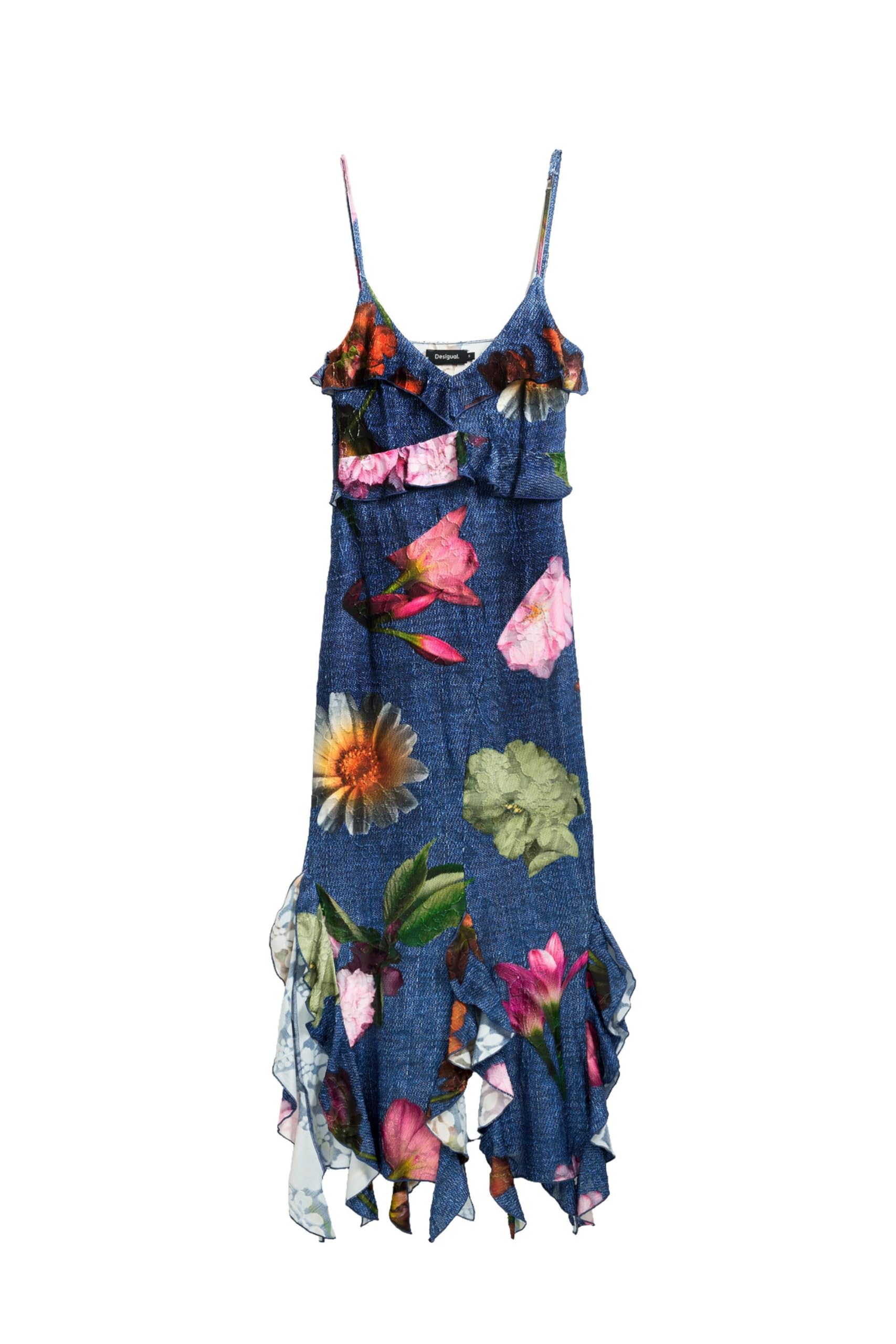 Desigual Vest_Apolo Casual Dress Mujer (Pack de 1)