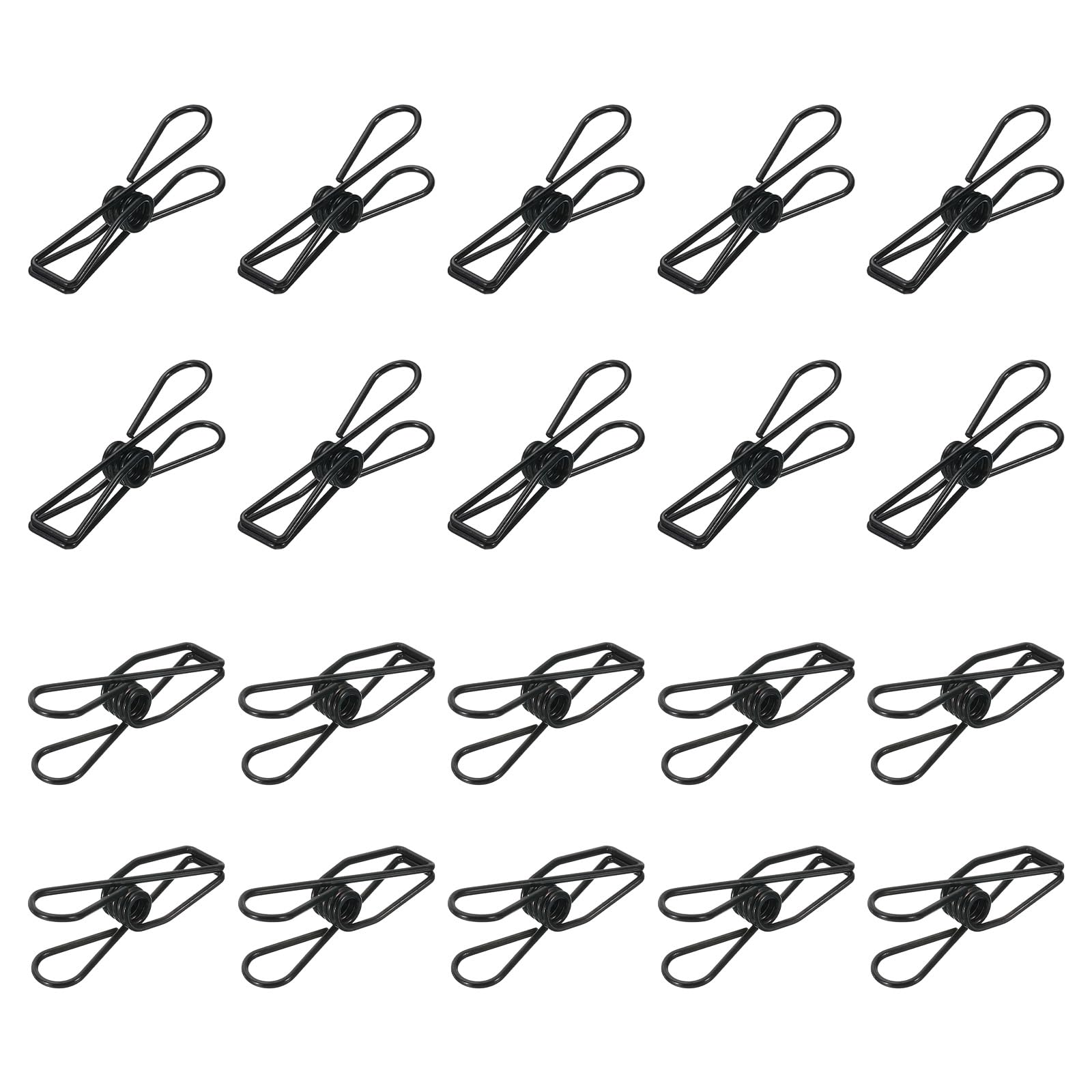 YOKIVE 100 Pcs Paper Clip, Metal Hollow Out Clips Mini Binder Paper Clamp, Keep Tidy, Great for Office Art, Home