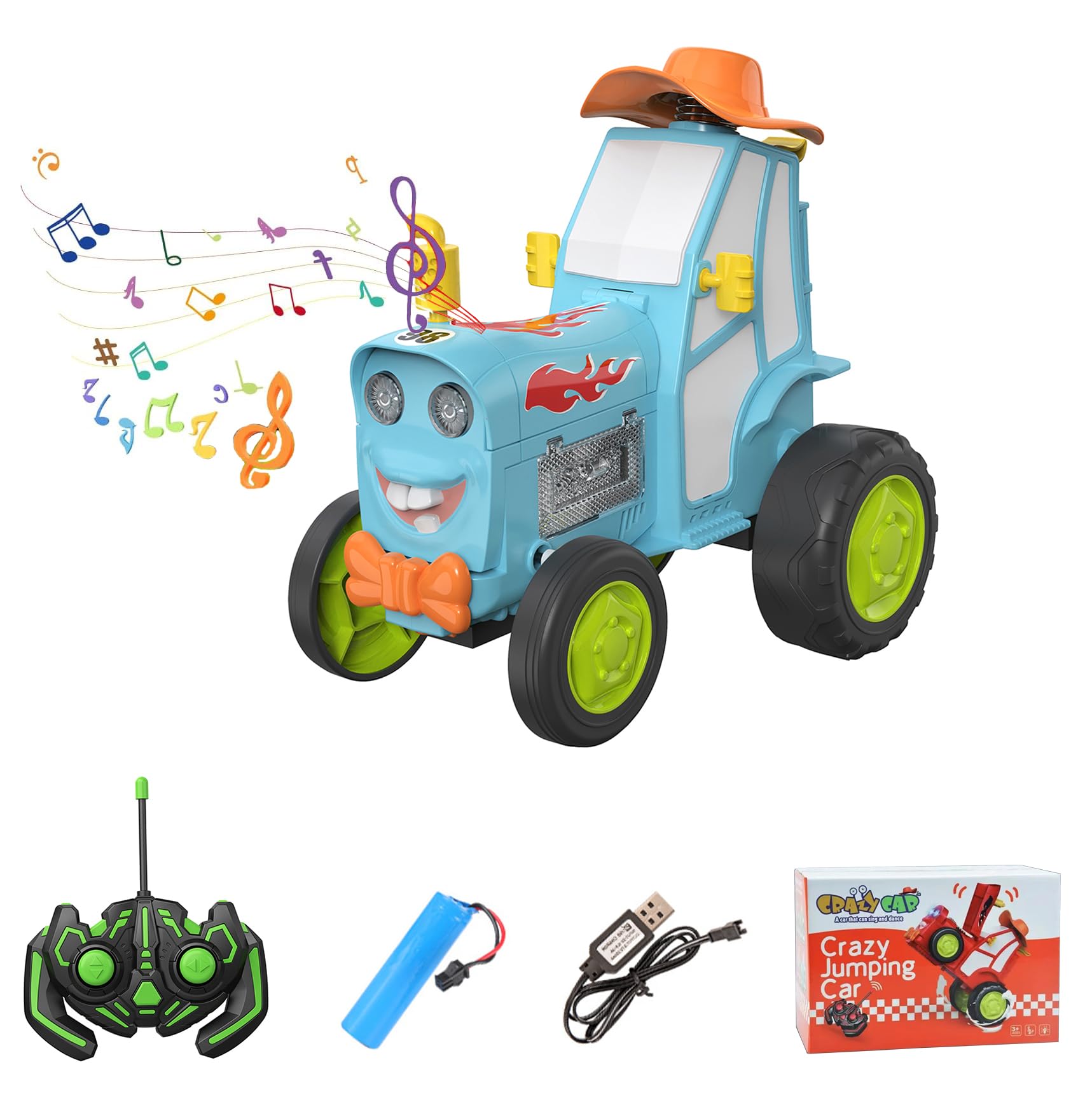 Amazon.com: GoolRC Crazy Jumping Car Toys for Kids, RC Stunt Car 