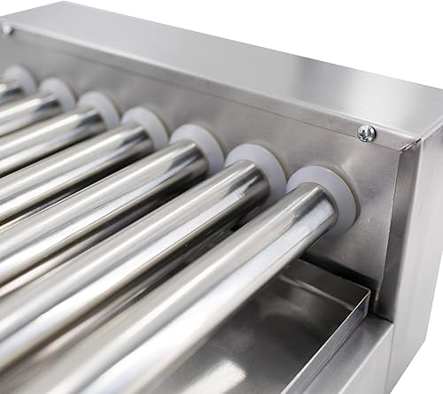 Vista 9 de Hakka - Parrilla comercial para perros calientes con 7 rodillos