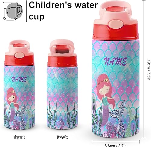 Vista 23 de Botella de agua personalizada con foto para niños, familia, mascotas, botella de agua personalizada para niñas, niños, regalo de cumpleaños y Navidad