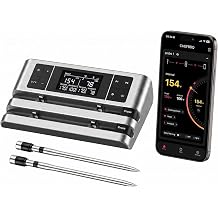 Wireless Meat Thermometer, Dual Probe, 500FT App Monitoring