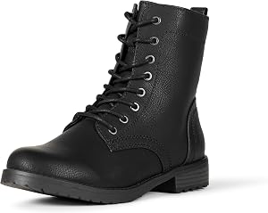 Amazon Essentials womens Lace-Up Combat Boots