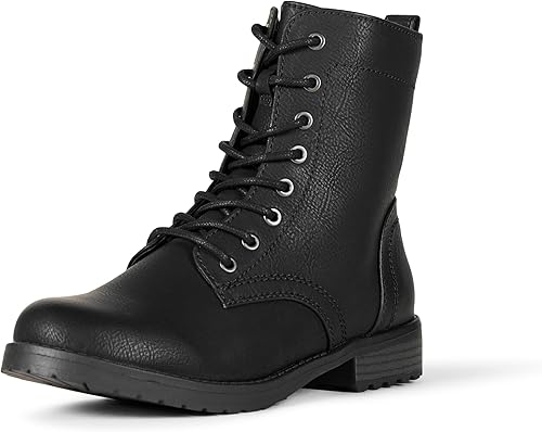 Tienda Essentials Botas de combate con cordones para mujer