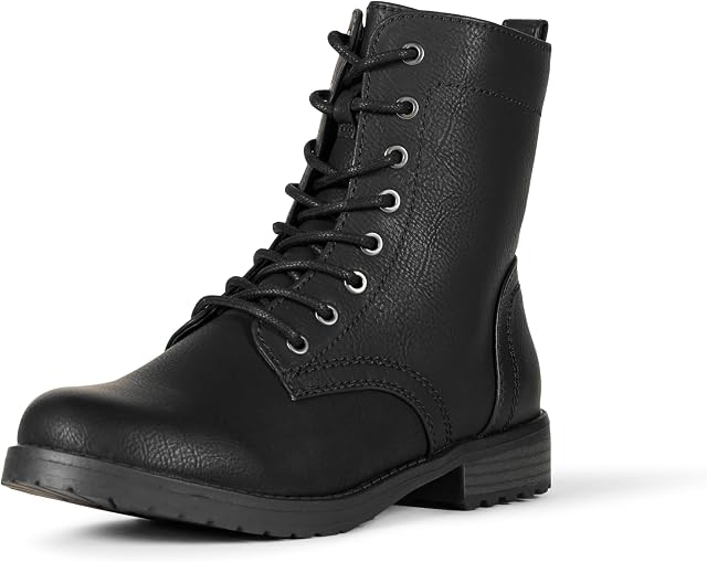 Amazon Essentials womens Lace-Up Combat Boots