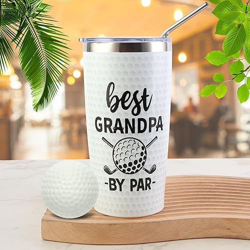Miniatura 4 de Regalos de golf para el abuelo, regalos únicos para el abuelo, divertidos regalos de golf para hombres, incluyendo vaso, tazas, calcetines, toalla