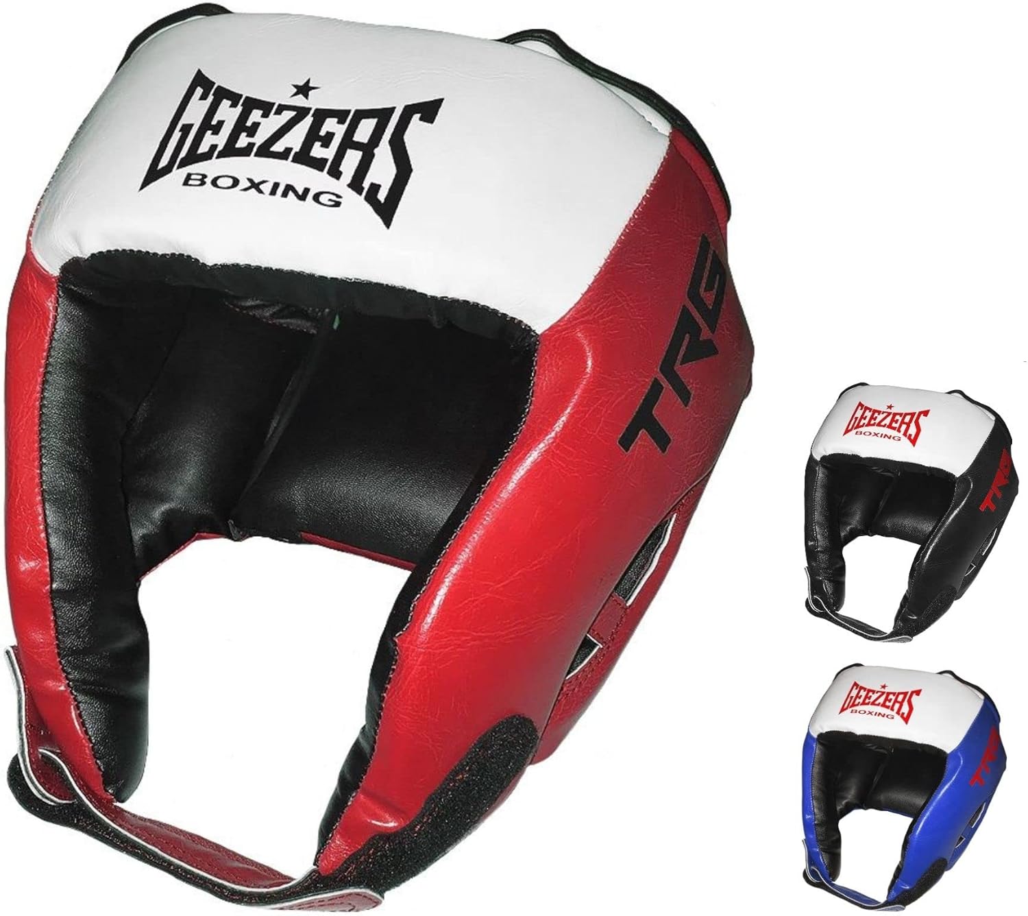Geezers TRG Training Open Face PU Headguard