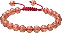 Vista 643 de Amazing Gemstone Crystal Bracelet for Women Men's Gifts - Protection Healing Crystal Bracelet - 8mm Gemstone Beaded Adjustable Bracelet Pulseras