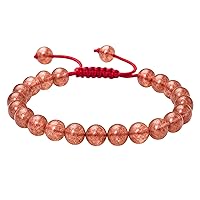 Vista 630 de Amazing Gemstone Yaxaite Bracelet for Women Men's Gifts - Protection Healing Crystal Bracelet - 8mm Gemstone Beaded Adjustable Bracelet Pulseras