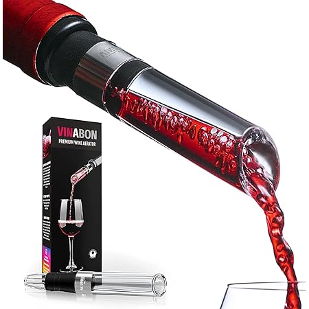 2-in-1 Wine Aerator Pourer And Stopper, Premium Wine Air Decanter Spout Dispenser No Drip Spill Bpa Free Improve Taste Bouquet Instantly Dishwasher Safe Black - View #4