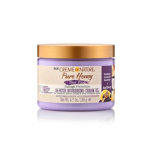 Crema para el cabello Acai de Creme of Nature Honey and Acai Collection 47 onzas