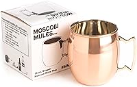 Vista 4 de Moscow Mules Taza de cobre estilo barril de 16 oz
