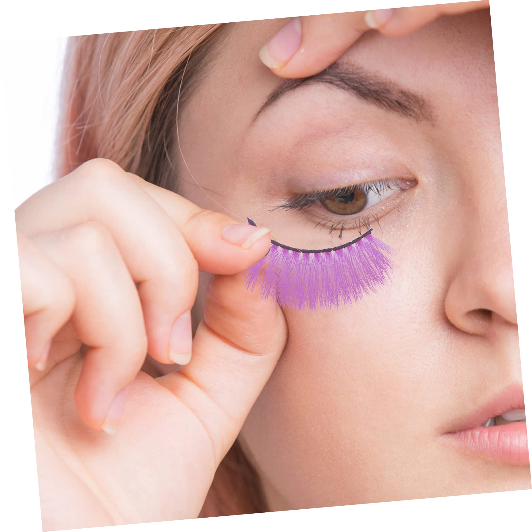 DOITOOL 20paia Eyelashes Party Makeup Lashes for Women for Cosplay and Dances Easy to Apply and Reusable