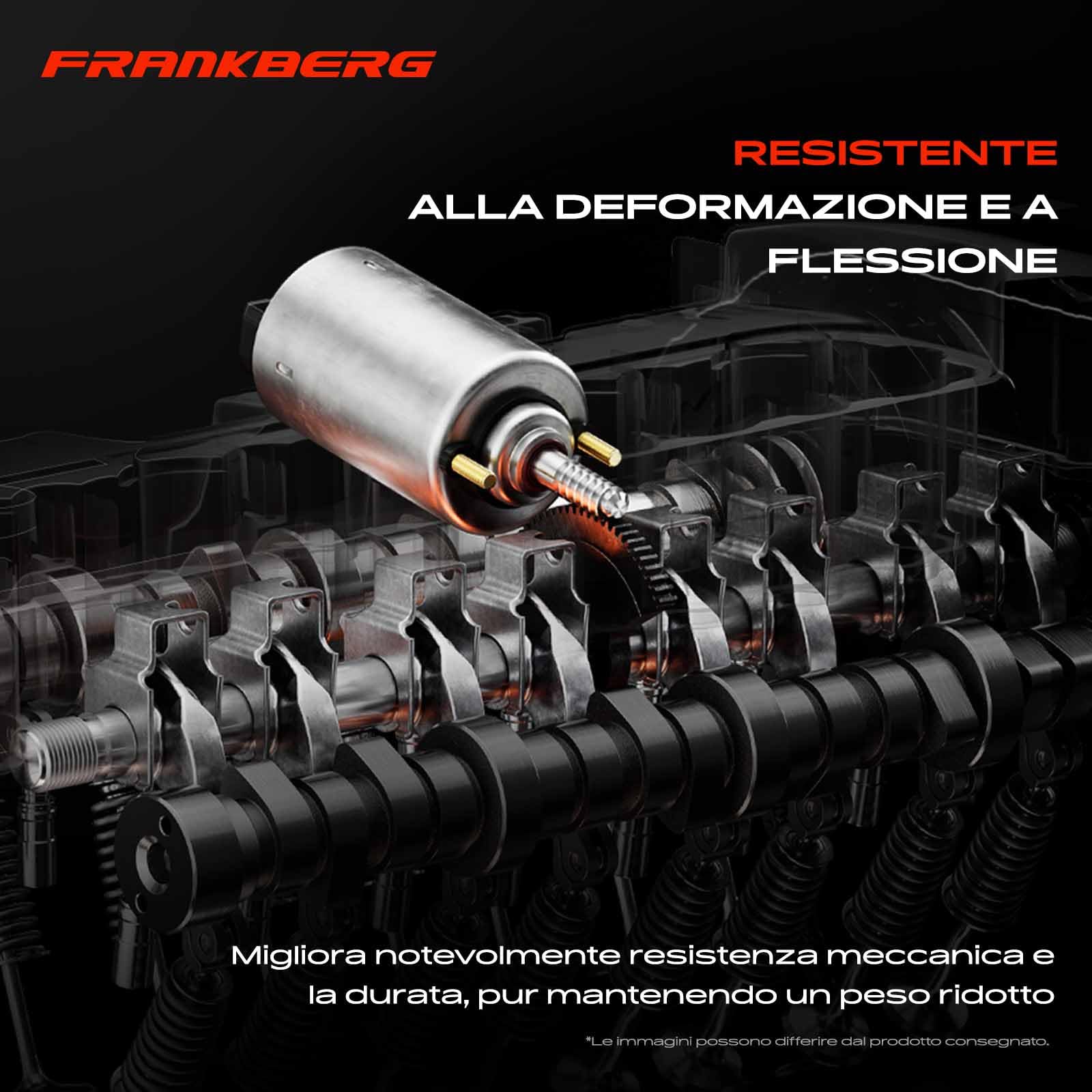 Frankberg Azionamento Albero eccentrico Benzina Compatibile con 207 CC WD 1.6L 207 WA WC 1.4L M.i.n.i R56 1.6L M.i.n.i Cabriolet R57 1.6L 207 SW WK 1.4L Replace# 11377533905