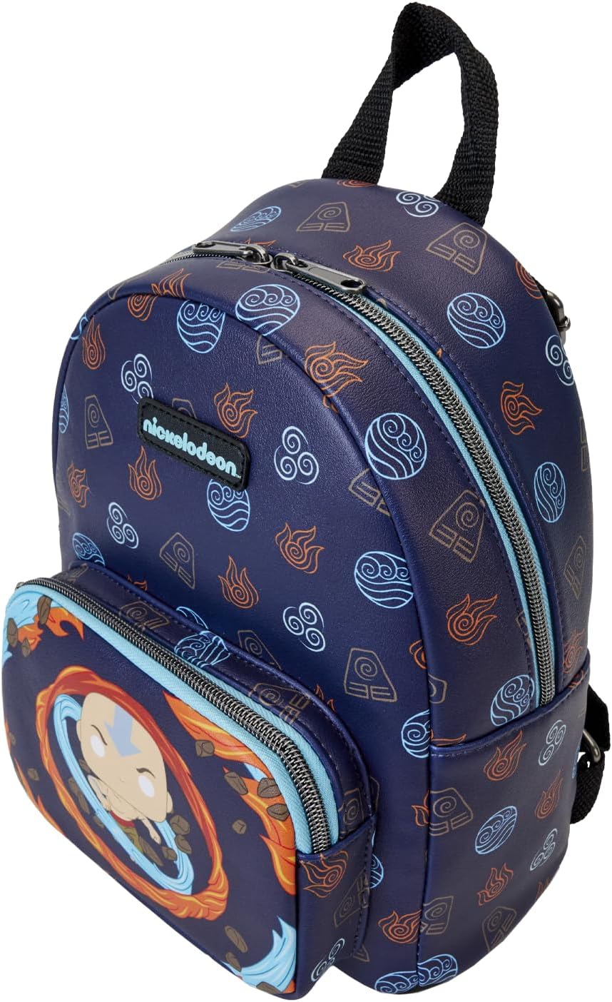 Loungefly Funko Pop! Mini Backpack: Nickelodeon - Avatar Aang All Over Print
