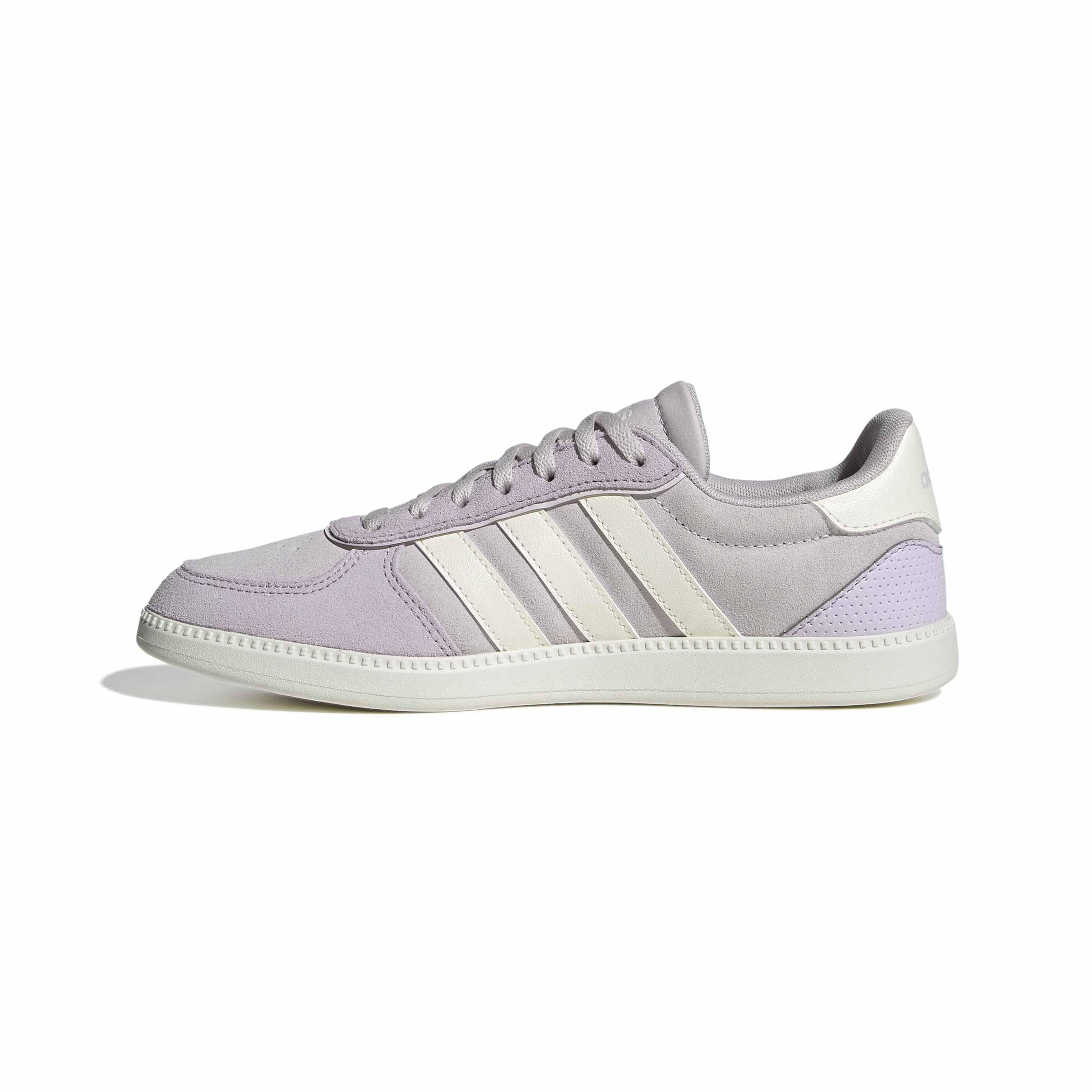 adidas Damen BREAKNET Sleek Shoes, Ice Purple/Off White/Ice Lavender, 38 EU