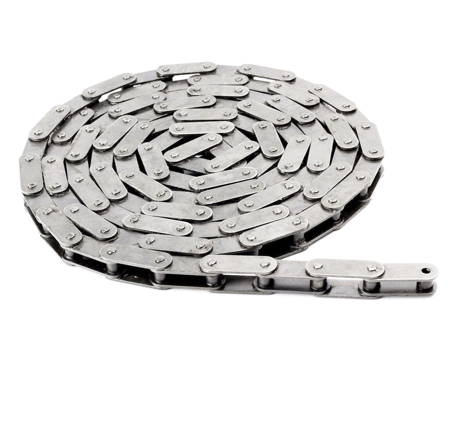 Jeremywell C2050-SS Stainless Steel Conveyor Roller Chain 10 Feet with 1 Connecting Link