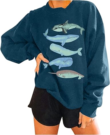 Vintage whale sweatshirt Clearance